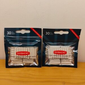 Derwent Battery Electric Eraser‎ Refills 60 Count Replacement Erasers 5mm